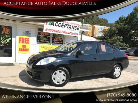 2012 Nissan Versa for sale at Acceptance Auto Sales Douglasville in Douglasville GA