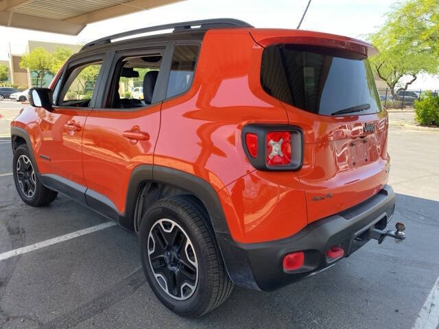 Used 2017 Jeep Renegade Trailhawk with VIN ZACCJBCB9HPE96537 for sale in Peoria, AZ