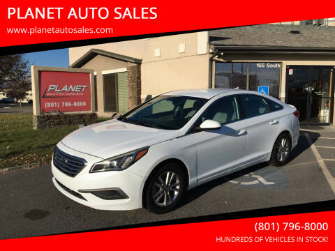 2017 Hyundai Sonata for sale at PLANET AUTO SALES in Lindon UT
