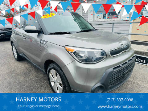 2016 Kia Soul for sale at HARNEY MOTORS in Gettysburg PA