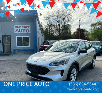 2020 Ford Escape for sale at ONE PRICE AUTO in Mount Clemens MI