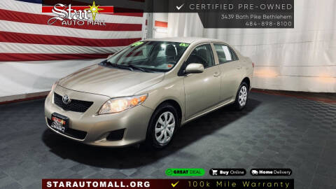2009 Toyota Corolla for sale at STAR AUTO MALL 512 in Bethlehem PA