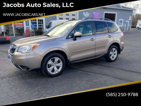 2015 Subaru Forester for sale at Jacobs Auto Sales, LLC in Spencerport NY