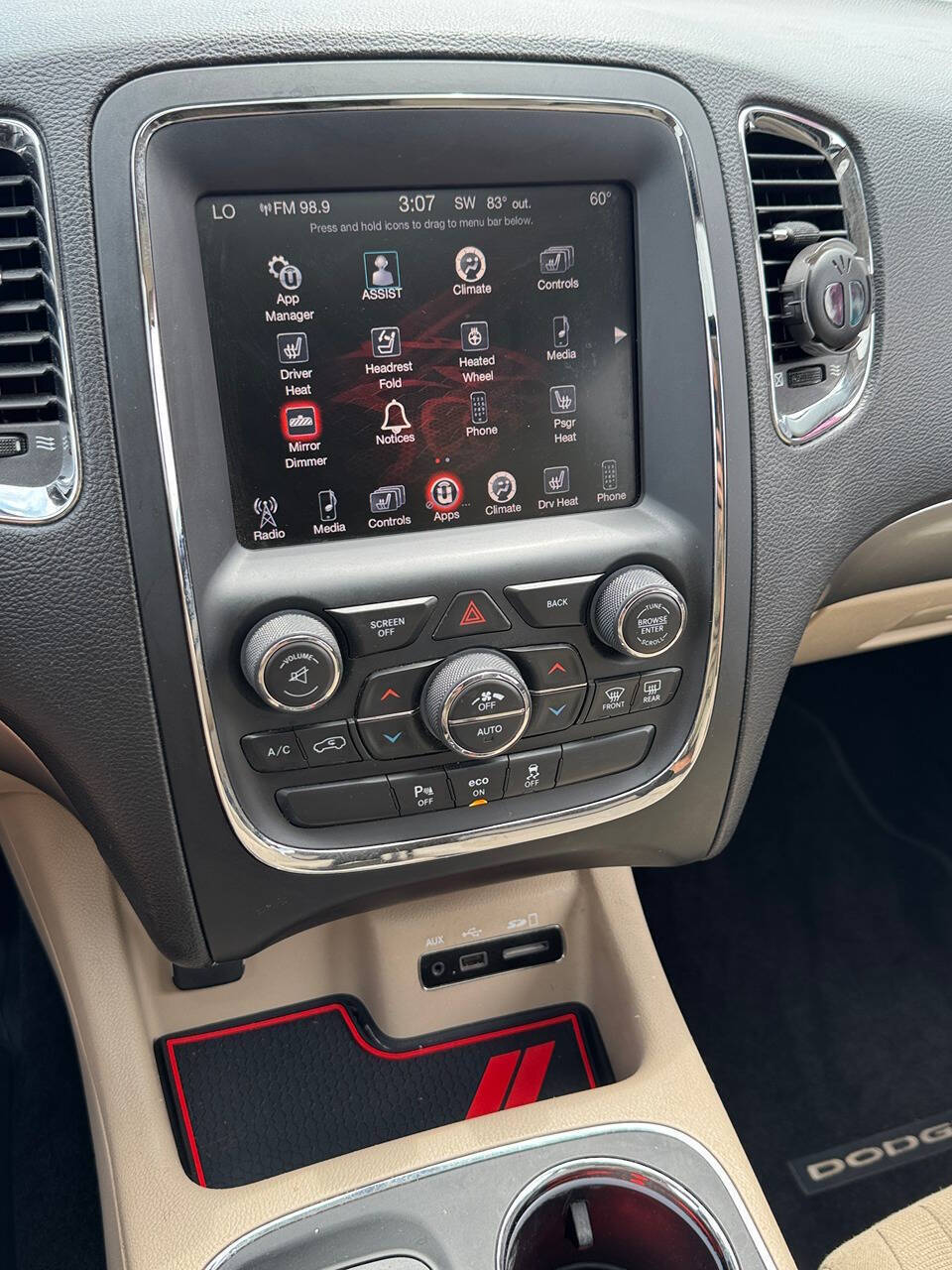 Red 2014 Dodge Durango SXT SXT 4dr SUV 37