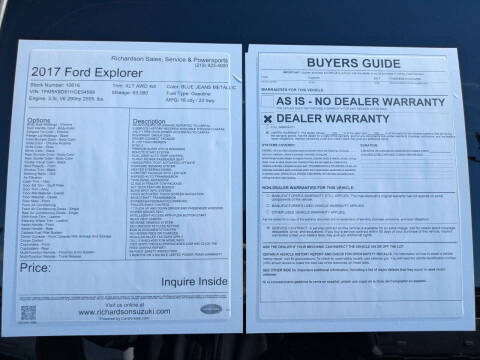 2017 Ford Explorer XLT