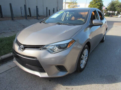 2015 Toyota Corolla for sale at ATLANTIC MOTORS GP LLC in Houston TX