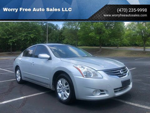 2012 Nissan Altima for sale at Worry Free Auto Sales LLC in Woodstock GA