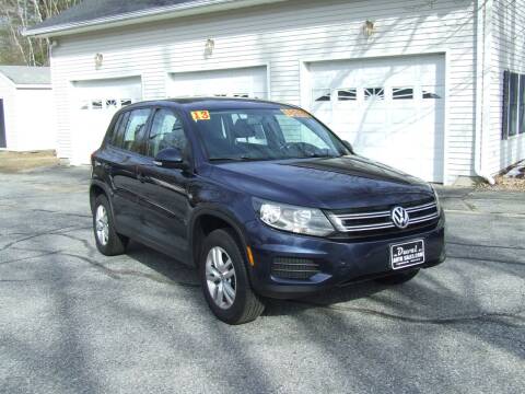 2013 Volkswagen Tiguan for sale at DUVAL AUTO SALES in Turner ME