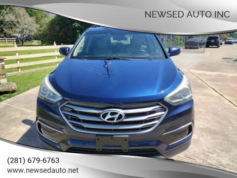 2017 Hyundai Santa Fe Sport for sale at NEWSED AUTO INC in Houston TX