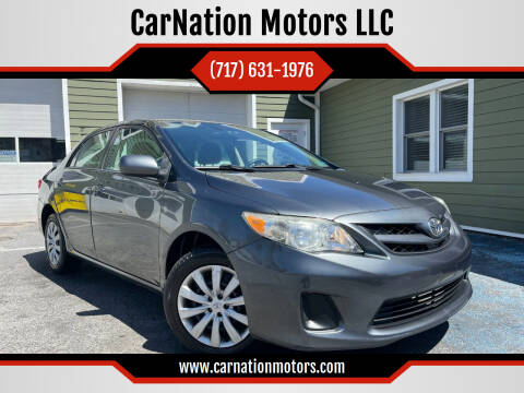 2012 Toyota Corolla for sale at CarNation Motors LLC - New Cumberland Location in New Cumberland PA