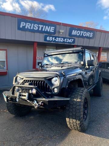 2017 Jeep Wrangler Unlimited for sale at Pristine Motors in Saint Paul MN