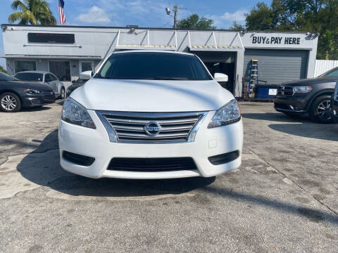 2015 Nissan Sentra for sale at America Auto Wholesale Inc in Miami FL