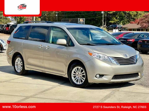 2016 Toyota Sienna for sale at J T Auto Group - 10orless.com in Raleigh NC