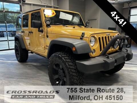 2014 Jeep Wrangler Unlimited for sale at Crossroads Car & Truck in Milford OH