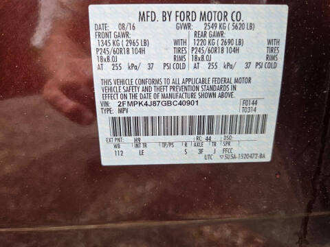 2016 Ford Edge SEL