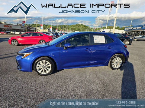 2023 Toyota Corolla Hatchback for sale at WALLACE IMPORTS OF JOHNSON CITY in Johnson City TN