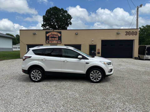 2017 Ford Escape for sale at Worthington Auto Sales in Wooster OH