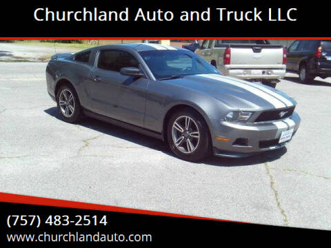 2011 Ford Mustang for sale at Churchland Auto and Truck LLC in Portsmouth VA