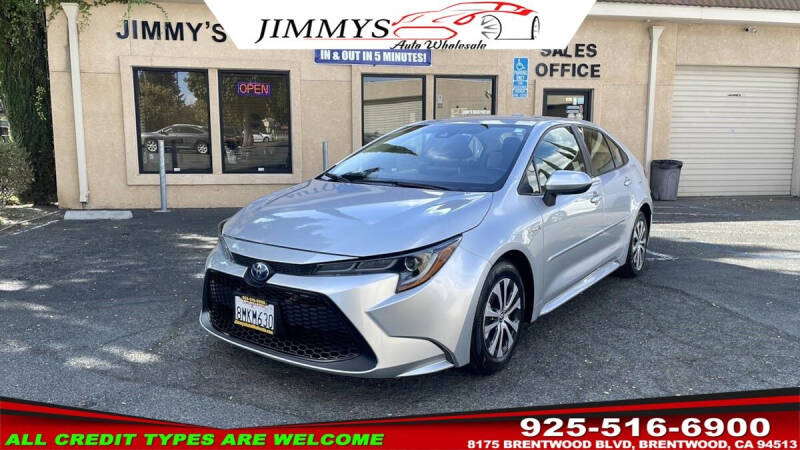 2020 Toyota Corolla Hybrid for sale at JIMMY'S AUTO WHOLESALE in Brentwood CA