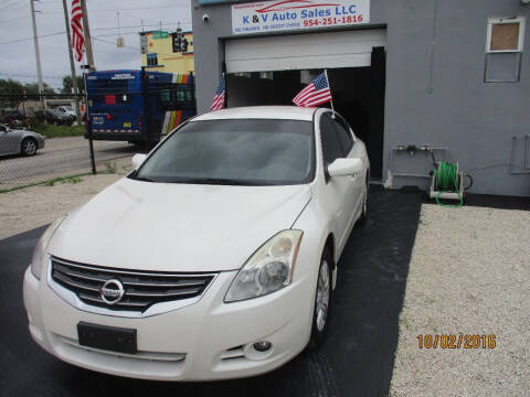 2012 Nissan Altima for sale at K & V AUTO SALES LLC in Hollywood FL