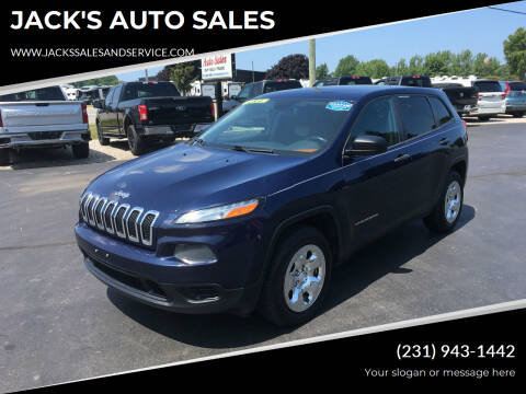 2014 Jeep Cherokee for sale at JACK'S AUTO SALES in Traverse City MI