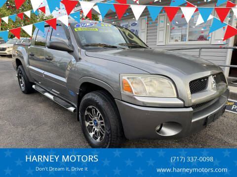 2008 Mitsubishi Raider for sale at HARNEY MOTORS in Gettysburg PA