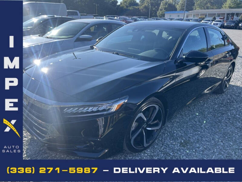 2021 Honda Accord for sale at Impex Auto Sales in Greensboro NC
