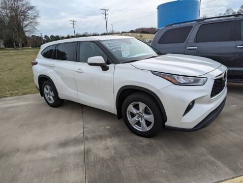 2020 Toyota Highlander for sale at Quality Car Care in Statesville NC