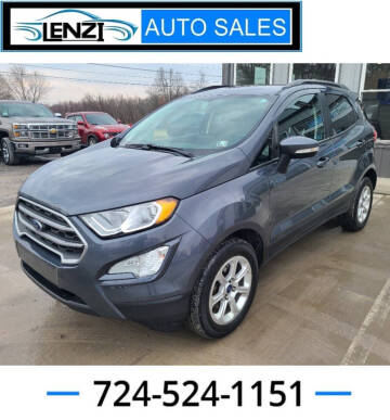 2021 Ford EcoSport for sale at LENZI AUTO SALES LLC in Sarver PA