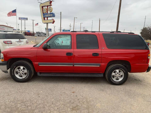 2002 Chevrolet Suburban for sale at WF AUTOMALL in Wichita Falls TX