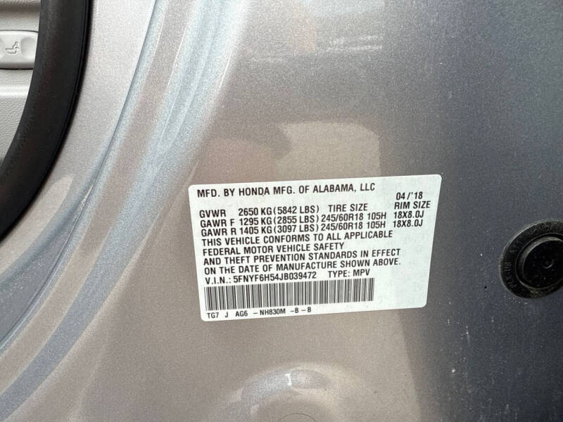 2018 Honda Pilot EX-L