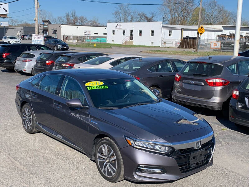 Used 2019 Honda Accord Hybrid EX-L with VIN 1HGCV3F57KA000871 for sale in Worcester, MA