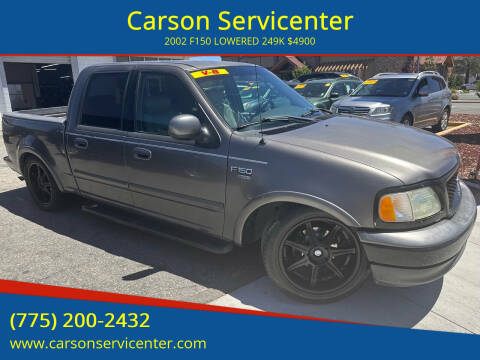 2002 Ford F-150 for sale at Carson Servicenter in Carson City NV