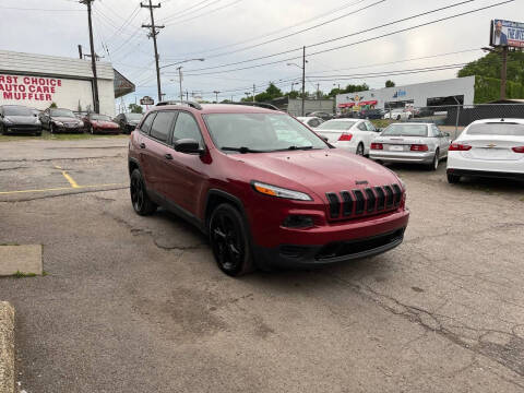 2017 Jeep Cherokee for sale at Green Ride Inc in Nashville TN