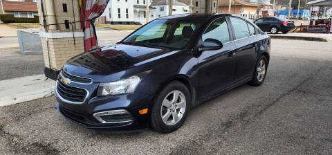 2015 Chevrolet Cruze for sale at Steel River Preowned Auto II in Bridgeport OH