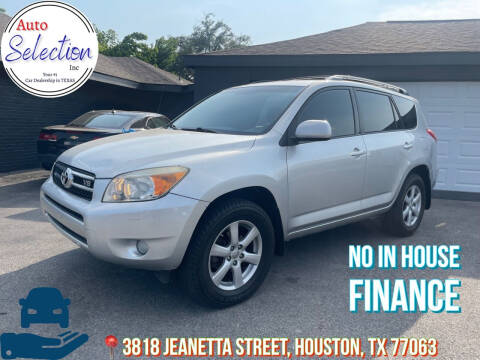 2007 Toyota RAV4 for sale at Auto Selection Inc. in Houston TX