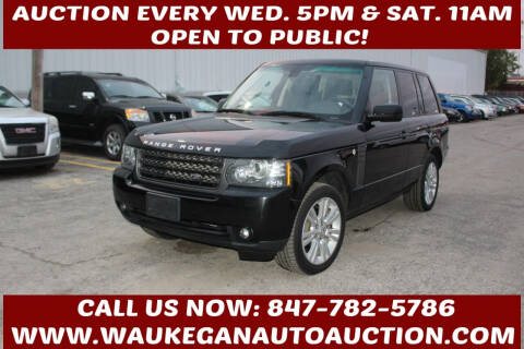 2011 Land Rover Range Rover for sale at Waukegan Auto Auction in Waukegan IL