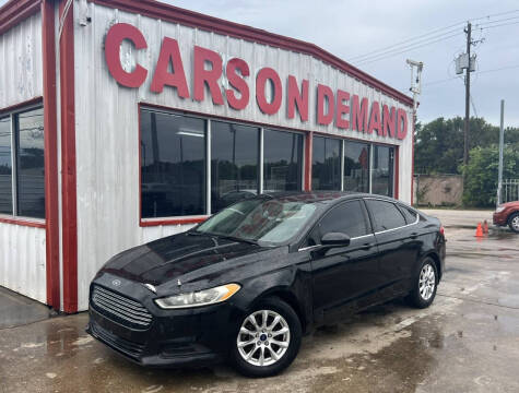 2016 Ford Fusion for sale at Cars On Demand 3 in Pasadena TX