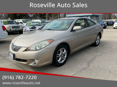 2005 Toyota Camry Solara for sale at Roseville Auto Sales in Roseville CA