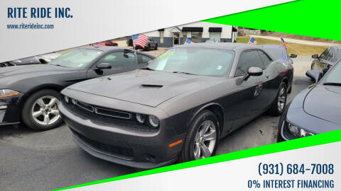 2015 Dodge Challenger for sale at RITE RIDE INC. - Rite Ride Inc 2 in Shelbyville TN