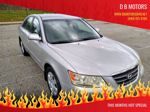 2009 Hyundai Sonata for sale at DB MOTORS in Eastlake OH