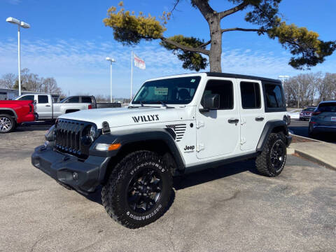 2020 Jeep Wrangler Unlimited for sale at Heritage Automotive Sales in Columbus in Columbus IN