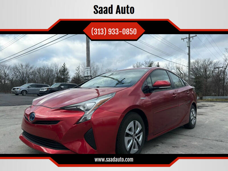 2017 Toyota Prius for sale at Saad Auto Group in Dearborn Heights MI