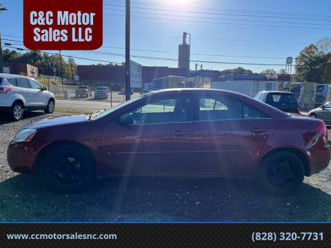 2008 Pontiac G6 for sale at C&C Motor Sales LLC in Hudson NC