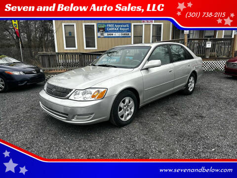 2000 Toyota Avalon for sale at Seven and Below Auto Sales, LLC in Rockville MD