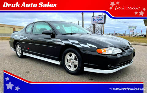 2001 Chevrolet Monte Carlo for sale at Druk Auto Sales - New Inventory in Ramsey MN