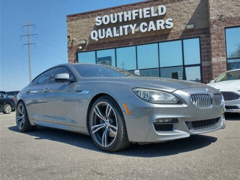 2015 BMW 6 Series for sale at SOUTHFIELD QUALITY CARS in Detroit MI