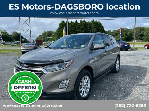 2018 Chevrolet Equinox for sale at ES Motors-DAGSBORO location in Dagsboro DE
