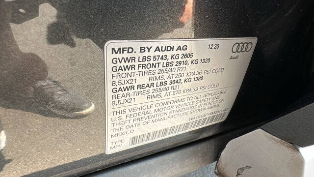 2021 Audi SQ5 3.0T quattro Premium Plus