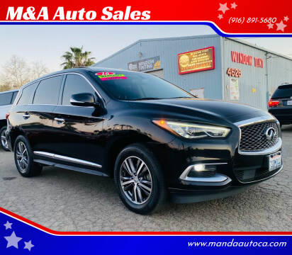 2016 Infiniti QX60 for sale at M&A Auto Sales in Sacramento CA